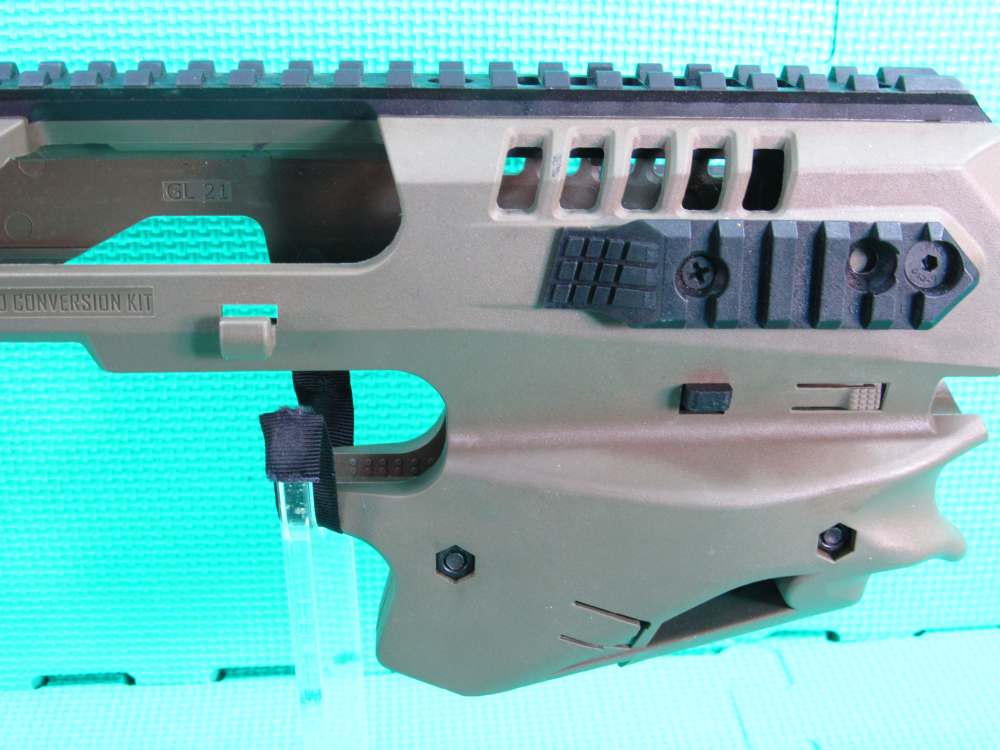   MCK Micro Conversion Kit for Glock 21 Flat Dark Earth w/ Pistol Brace -img-9