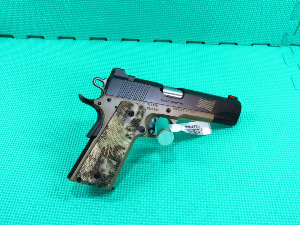 NIB Kimber Model Hero Custom II 1911 Two Tone 45 ACP Boot Campaign Nice!-img-8