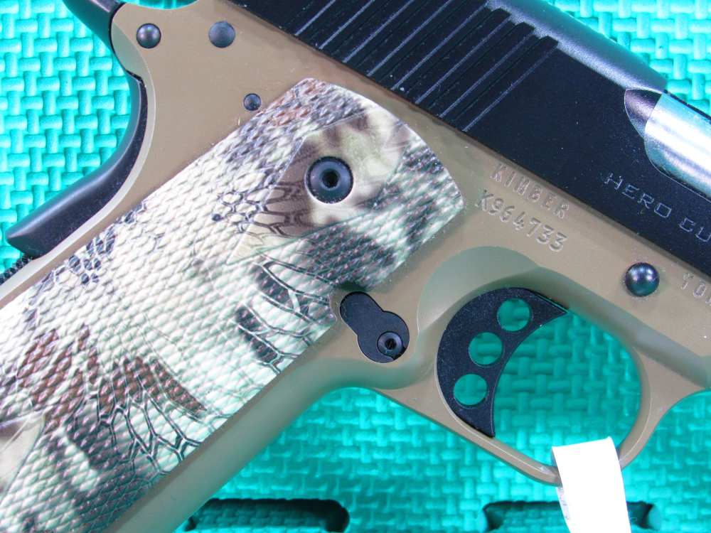 NIB Kimber Model Hero Custom II 1911 Two Tone 45 ACP Boot Campaign Nice!-img-22