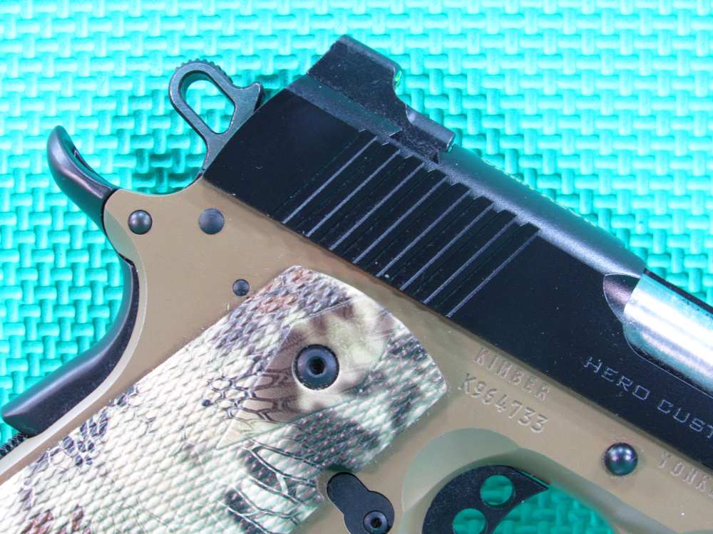 NIB Kimber Model Hero Custom II 1911 Two Tone 45 ACP Boot Campaign Nice!-img-21