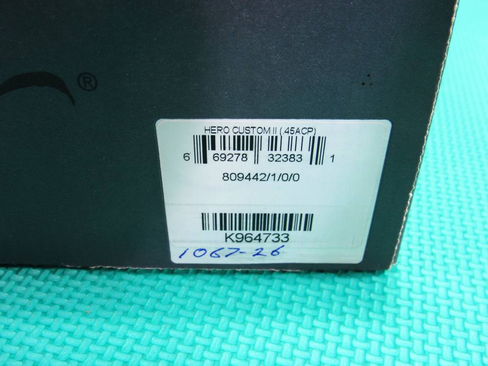 NIB Kimber Model Hero Custom II 1911 Two Tone 45 ACP Boot Campaign Nice!-img-4