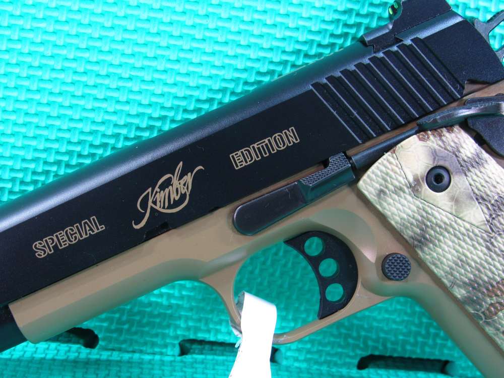 NIB Kimber Model Hero Custom II 1911 Two Tone 45 ACP Boot Campaign Nice!-img-12