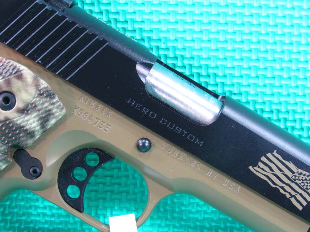 NIB Kimber Model Hero Custom II 1911 Two Tone 45 ACP Boot Campaign Nice!-img-20