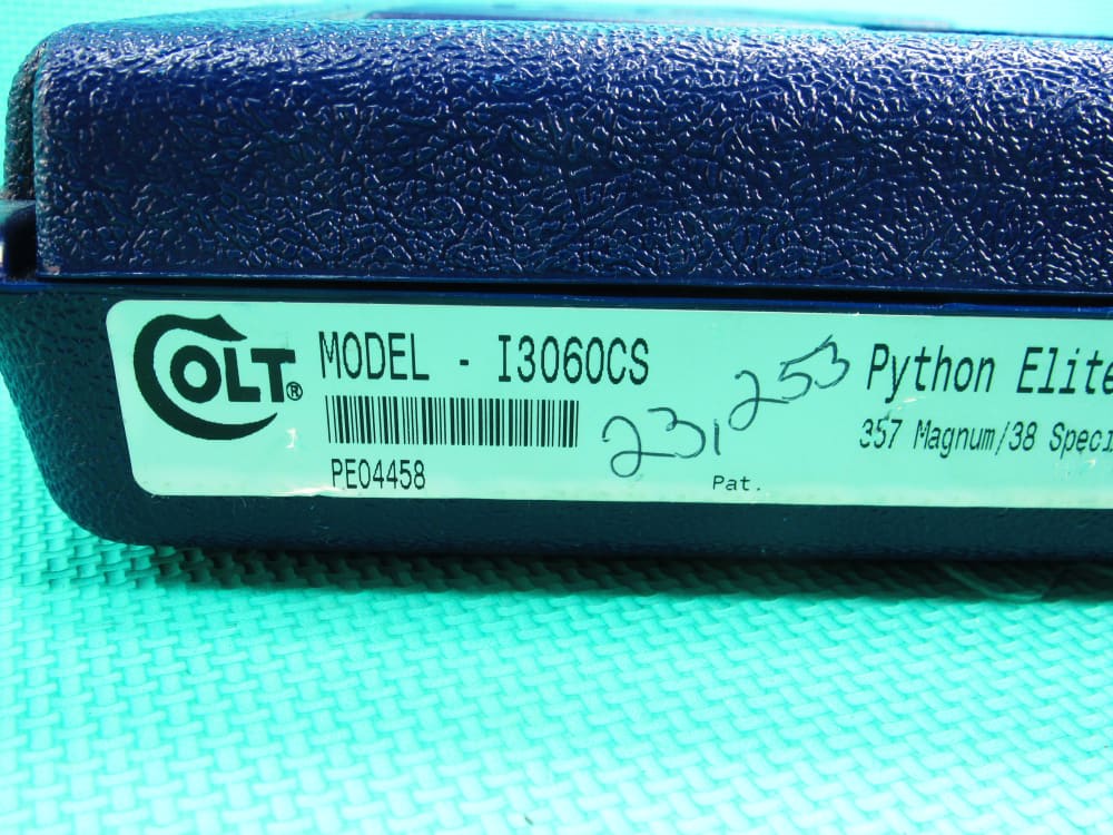 NIB Colt Python Elite Custom Shop 357 Magnum Stainless 6” Made in 2001!   -img-2