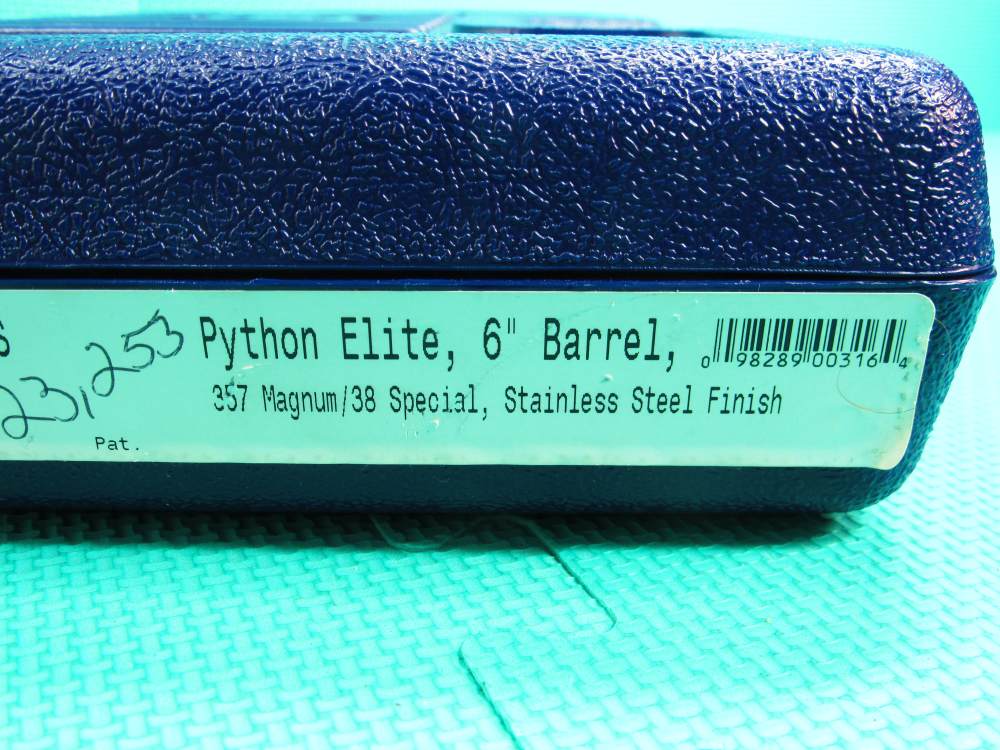NIB Colt Python Elite Custom Shop 357 Magnum Stainless 6” Made in 2001!   -img-3