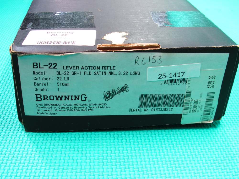 NIB Browning BL-22 Grade 1 22LR Satin Nickel 20” w/ Factory Box Nice   -img-39