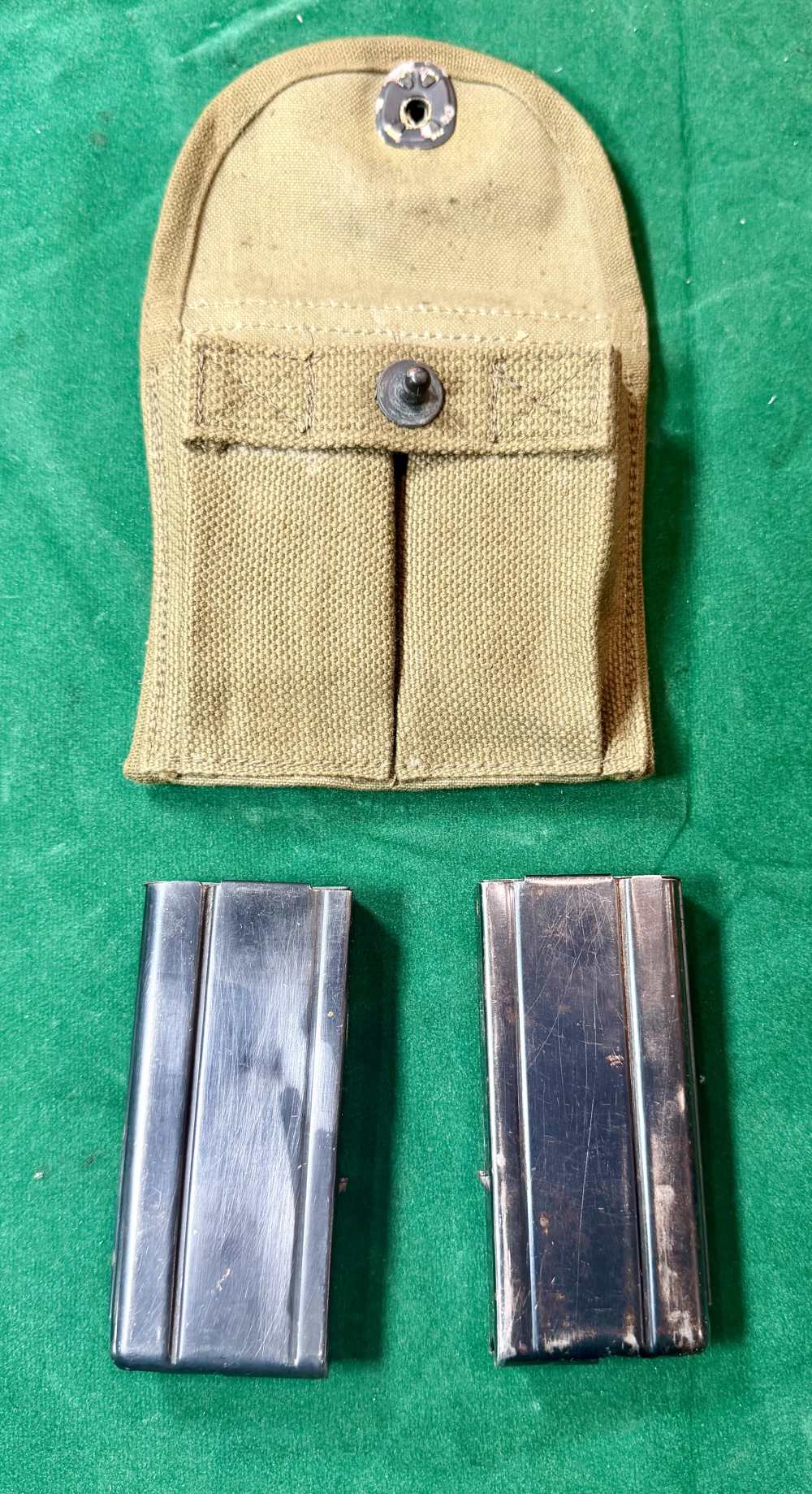 WW2 Original M1 Carbine Inland Magazines 1943 Pouch -img-0
