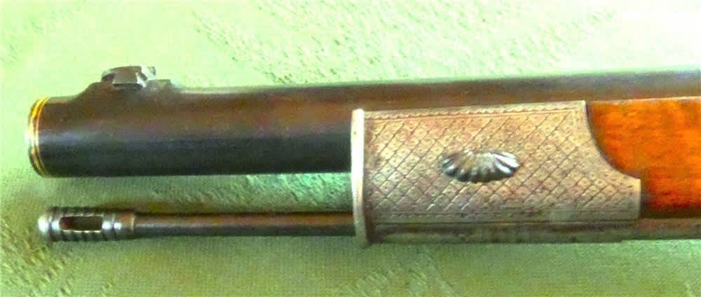 Highly Ornate Panel Scene Engraved Swiss Target Rifle Precision Sights -img-18