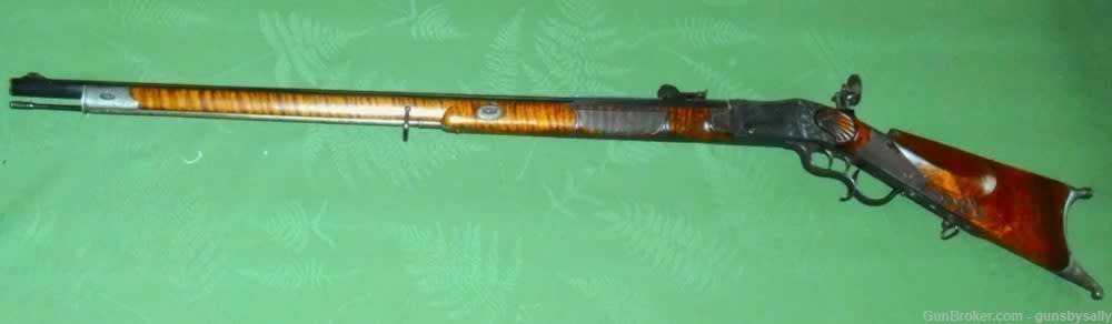 Highly Ornate Panel Scene Engraved Swiss Target Rifle Precision Sights -img-25