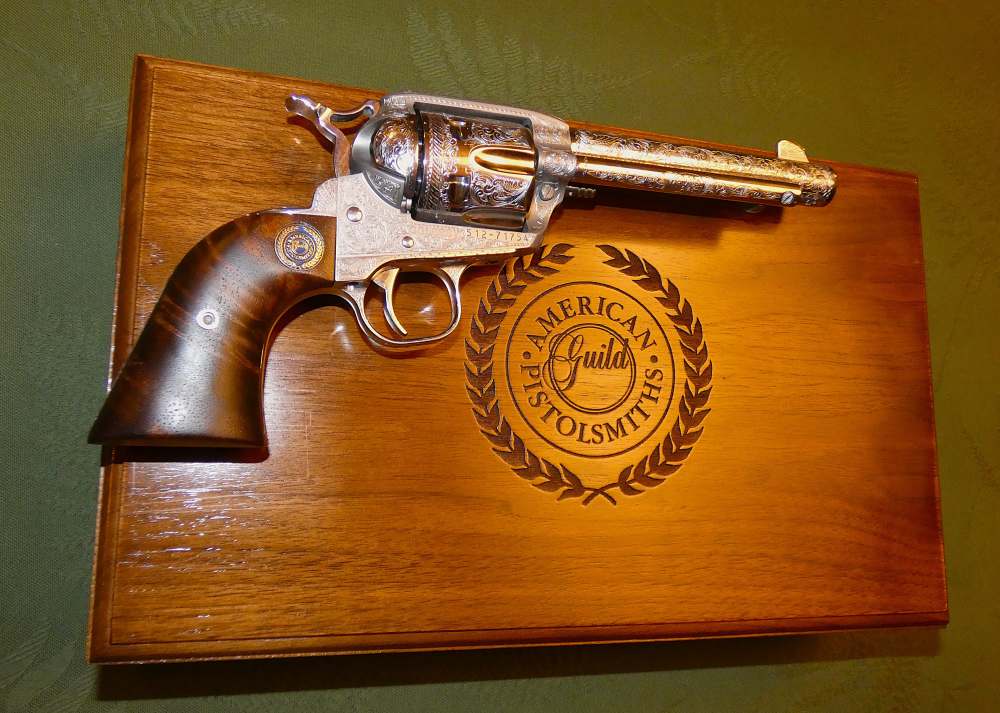 Fantastic Master Engraved Ruger Vaquero APG Cased Sweepstakes Collector Gun-img-3