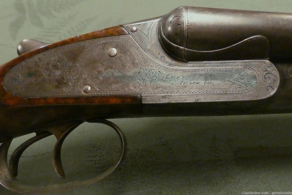 Scarce Lefever CE Grade Ejector 12 Bore Fantastic Wood and Rare 26" Barrels-img-4