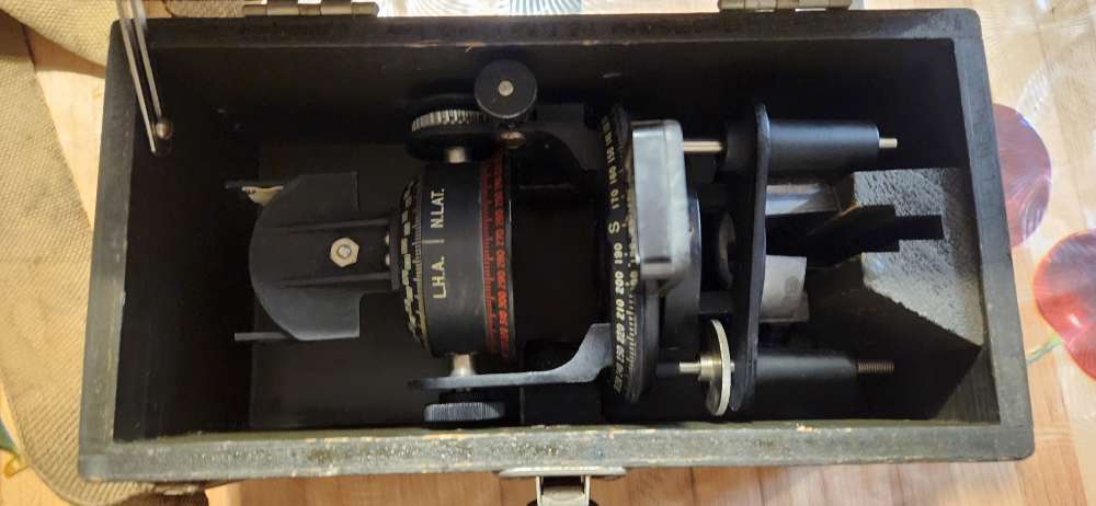 WWII High Latitude Compass Astro-Compass MKII made by Sperti-img-0