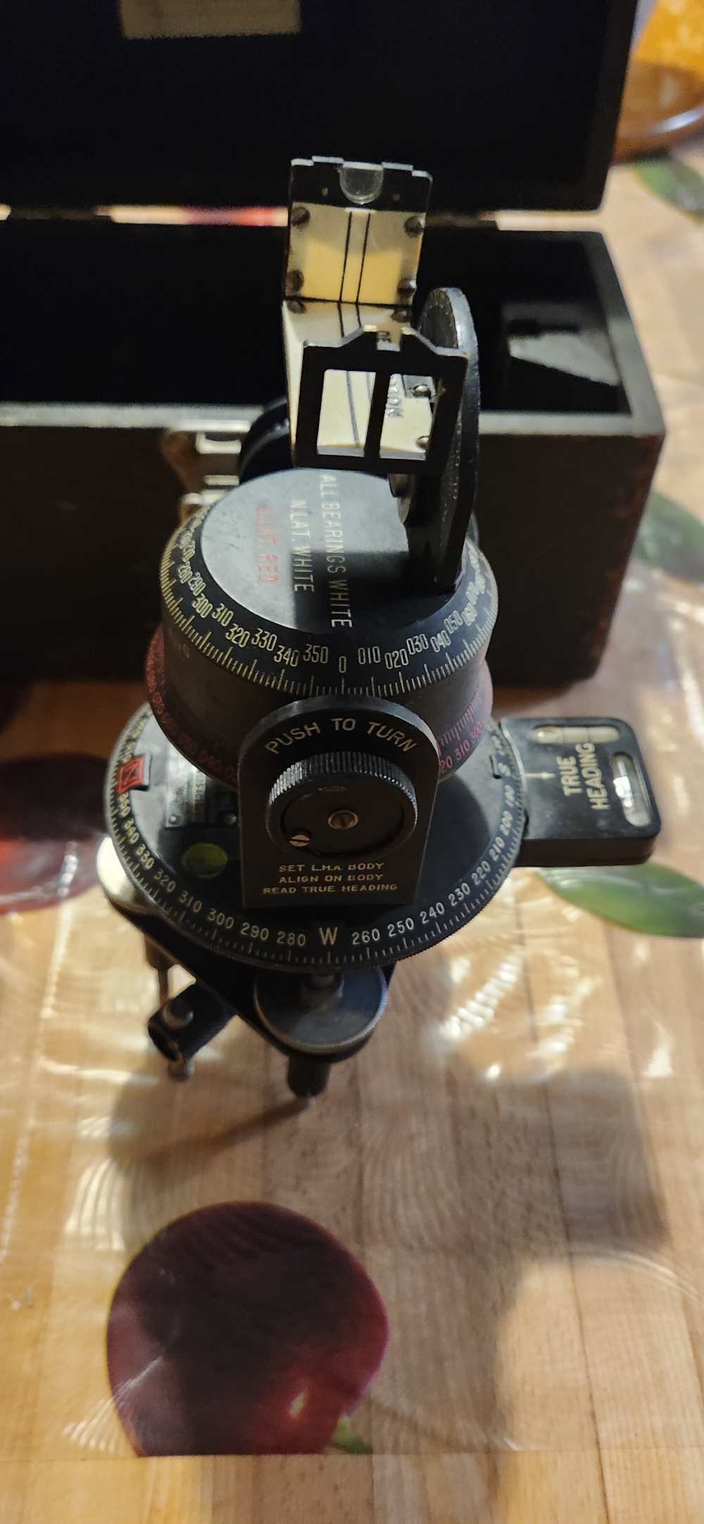 WWII High Latitude Compass Astro-Compass MKII made by Sperti-img-1