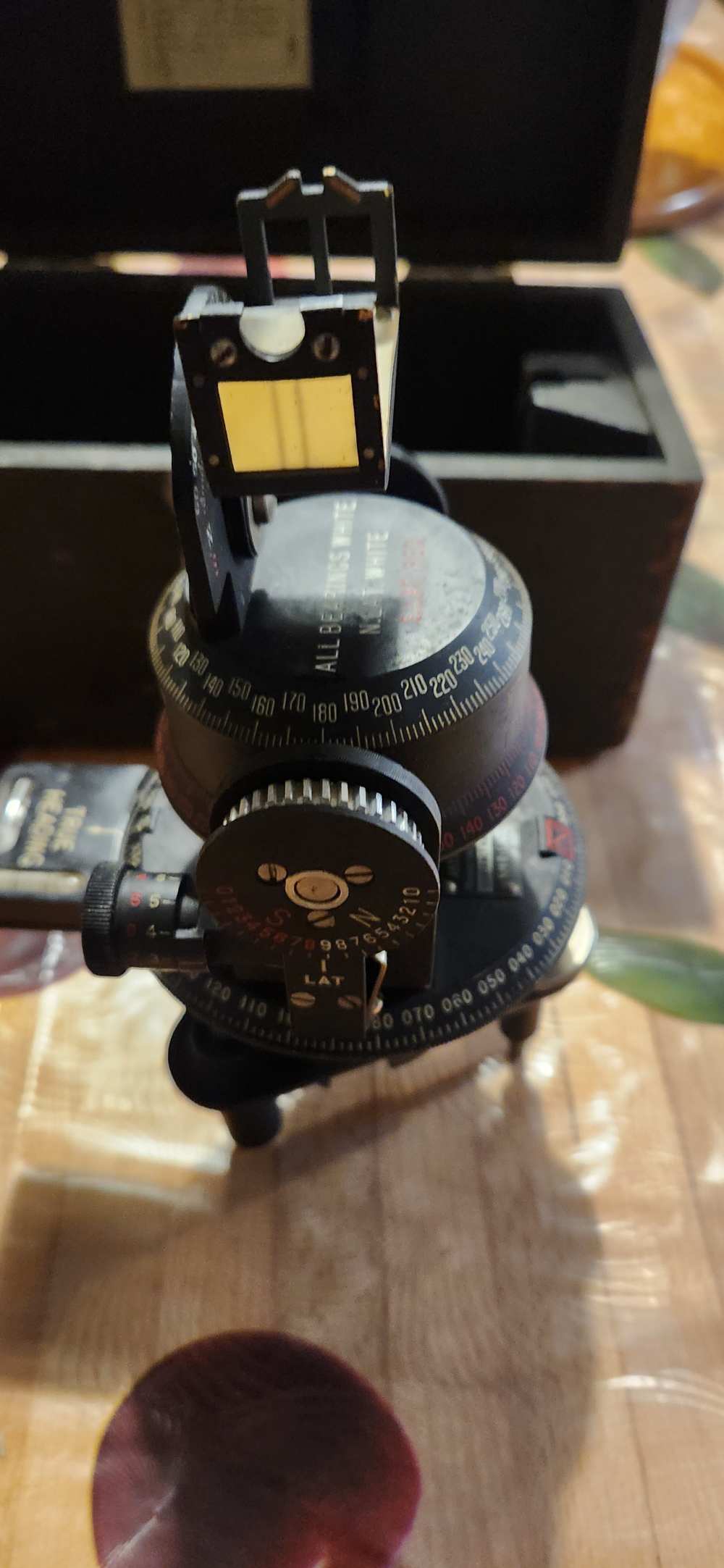 WWII High Latitude Compass Astro-Compass MKII made by Sperti-img-4