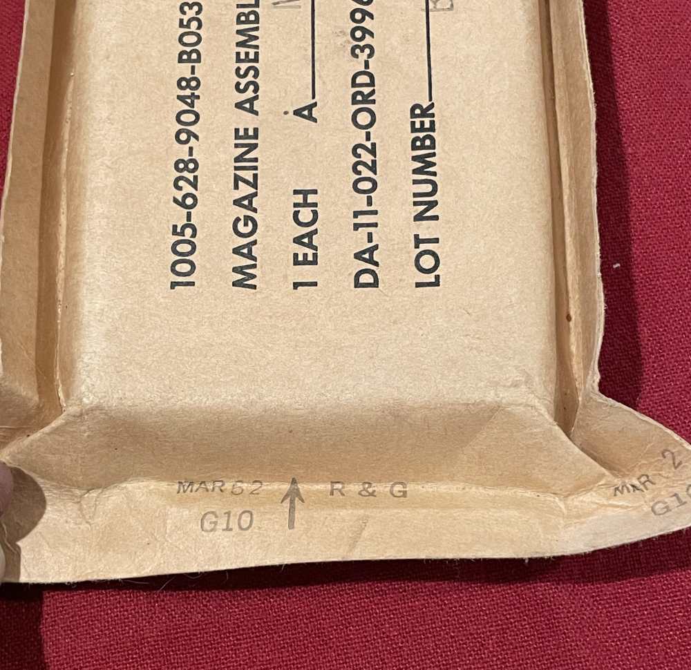 New Old Stock M14 Magazine BRW 1962 Date-img-1