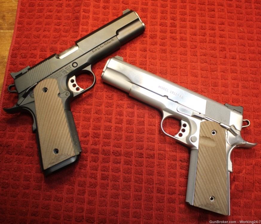 G-10 or Micarta Grips for Colt Full Size 1911 or Similar Model Firearm-img-1