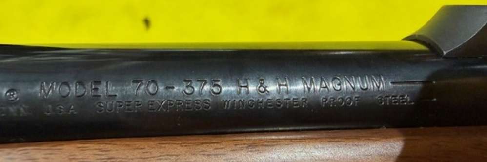 WINCHESTER MODEL 70, SUPER EXPRESS .375 H&H MAG IN EXCELLANT COND-img-11