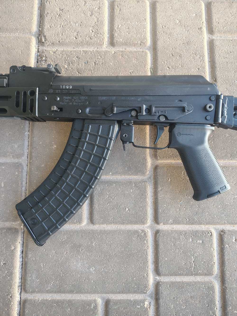 Arsenal SLR107 CR AK47 SBR With Dead Air Wolverine and 10 Circle 10 Mags-img-4