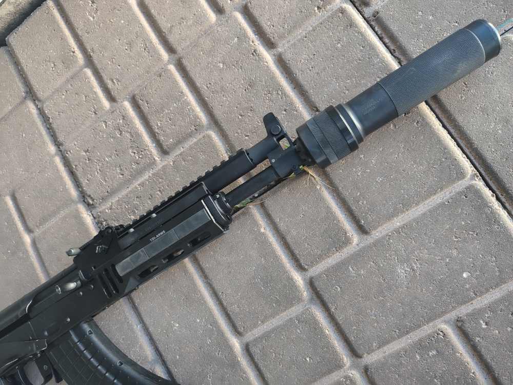 Arsenal SLR107 CR AK47 SBR With Dead Air Wolverine and 10 Circle 10 Mags-img-2