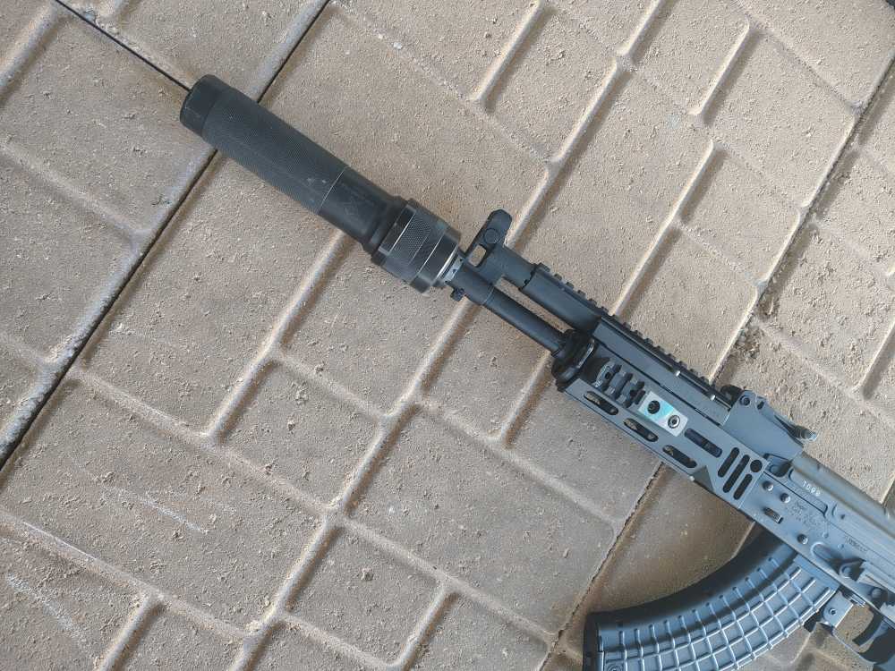 Arsenal SLR107 CR AK47 SBR With Dead Air Wolverine and 10 Circle 10 Mags-img-5
