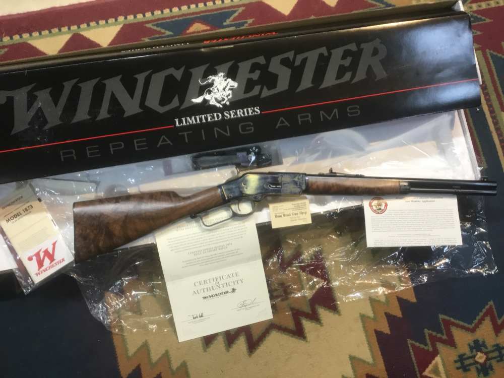 Winchester Model 73 Deluxe Short RFL. 18”, 38/357 #534319137 Davidson’s LTD-img-2