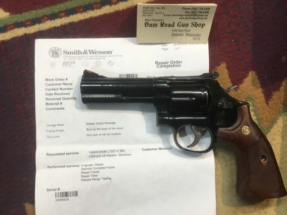 Smith & Wesson 586 4” Blue 357 mag-img-1