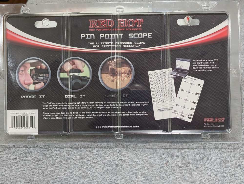 Red Hot Crossbow scope  1.25-4 illuminated-img-2