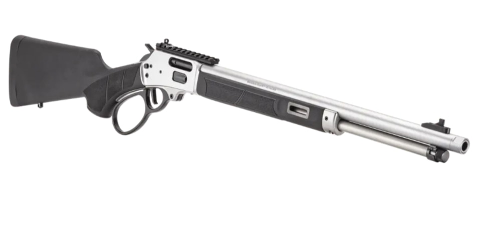 S&W 1854 Lever Action, Stainless/Black - 19.25" .45 LC  SKU: 13814-img-9