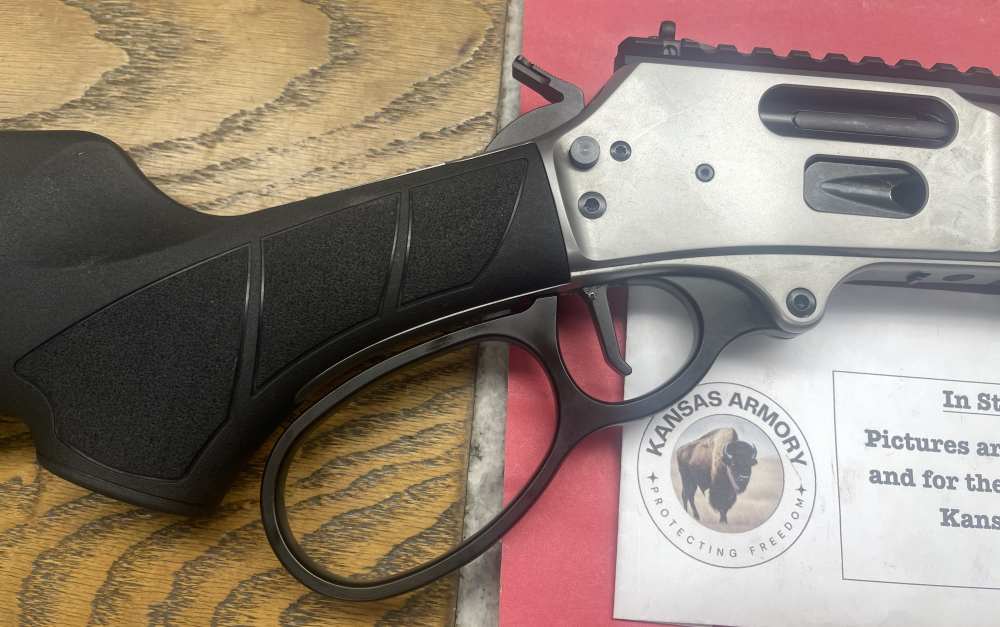 S&W 1854 Lever Action, Stainless/Black - 19.25" .45 LC  SKU: 13814-img-2