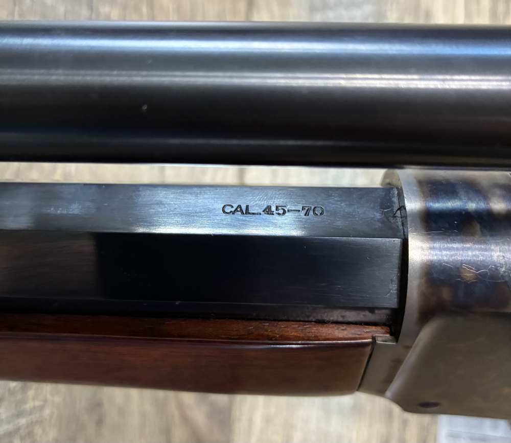 Stoeger Import Uberti 1885 High Wall 45-70 Govt With WM Malcolm 6X Scope-img-11