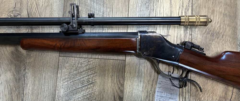 Stoeger Import Uberti 1885 High Wall 45-70 Govt With WM Malcolm 6X Scope-img-6