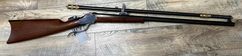 Stoeger Import Uberti 1885 High Wall 45-70 Govt With WM Malcolm 6X Scope-img-0