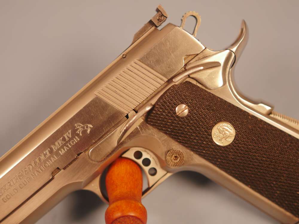 Used Colt Gold Cup National Match Series 80 1911 with extra mags, grips-img-7