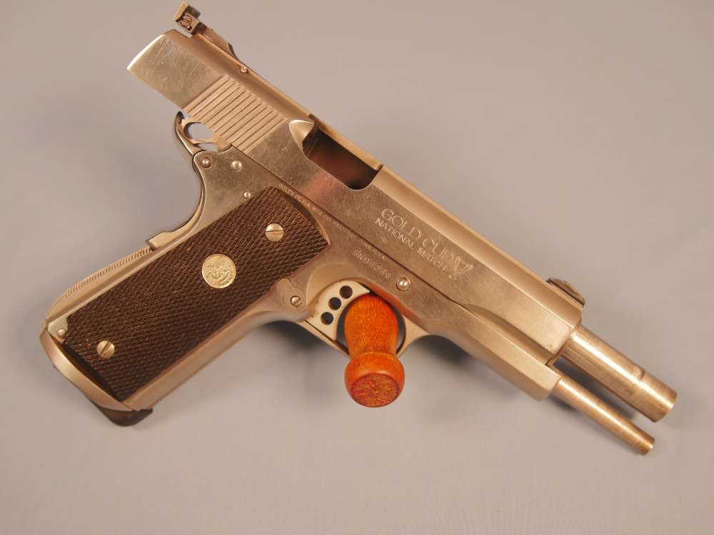 Used Colt Gold Cup National Match Series 80 1911 with extra mags, grips-img-2