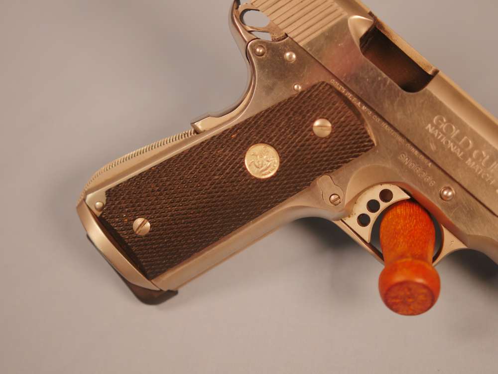 Used Colt Gold Cup National Match Series 80 1911 with extra mags, grips-img-5