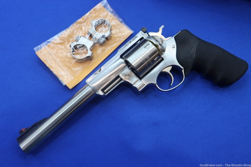 Ruger SUPER REDHAWK Revolver 22 HORNET 9.5" Stainless 8RD w/ Rings 05526 DA-img-23