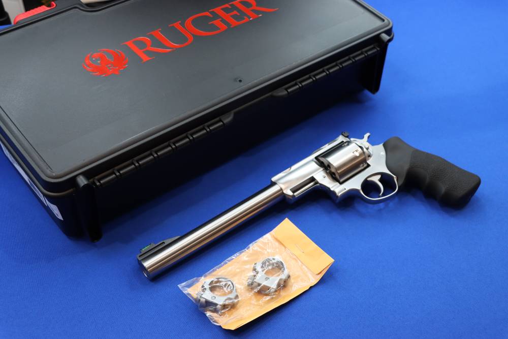 Ruger SUPER REDHAWK Revolver 22 HORNET 9.5" Stainless 8RD w/ Rings 05526 DA-img-25