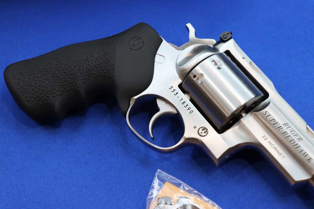 Ruger SUPER REDHAWK Revolver 22 HORNET 9.5" Stainless 8RD w/ Rings 05526 DA-img-38