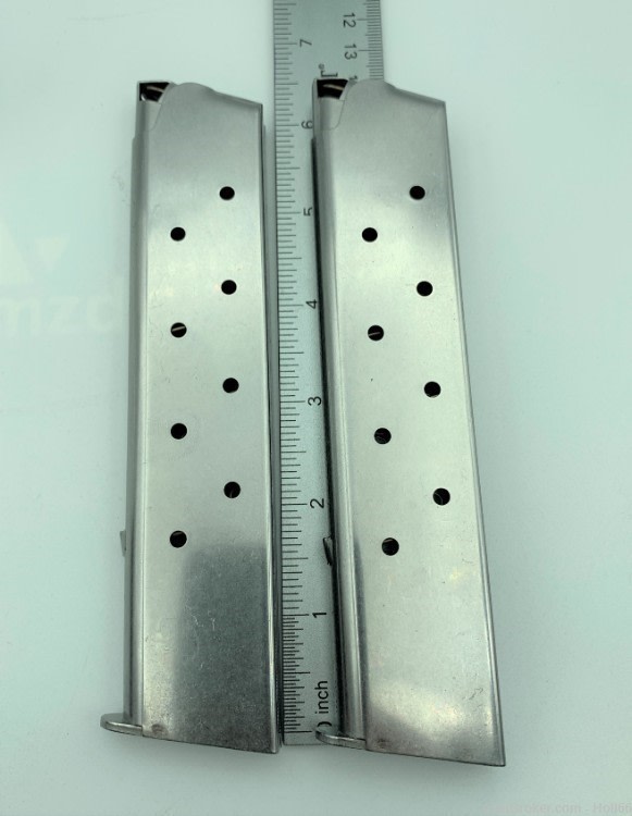 (Pack of 2) 1911 METALFORM 45.7107 FULL-SIZE MAG .45 ACP AUTO 10-ROUND CLIP-img-7