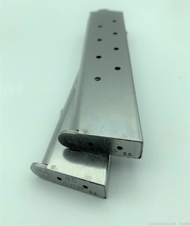 (Pack of 2) 1911 METALFORM 45.7107 FULL-SIZE MAG .45 ACP AUTO 10-ROUND CLIP-img-6