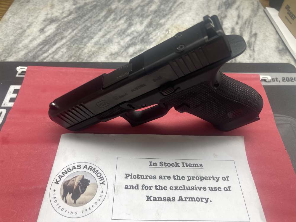 Glock 19 Gen6 9mm Optics Ready Pistol – 15rd, Flat Trigger, Compact G19 MOS-img-5