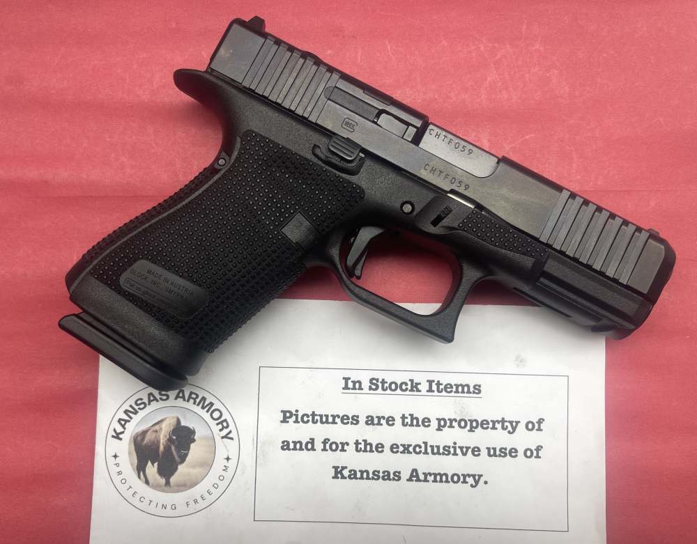 Glock 19 Gen6 9mm Optics Ready Pistol – 15rd, Flat Trigger, Compact G19 MOS-img-12