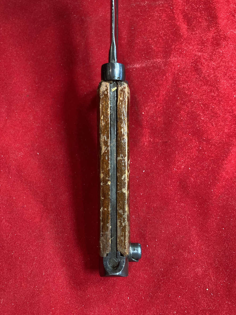 Soviet WWII SVT-40 Bayonet for Tokarev Rifle w/ Scabbard (RARE)-img-9