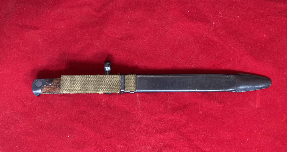 Soviet WWII SVT-40 Bayonet for Tokarev Rifle w/ Scabbard (RARE)-img-2