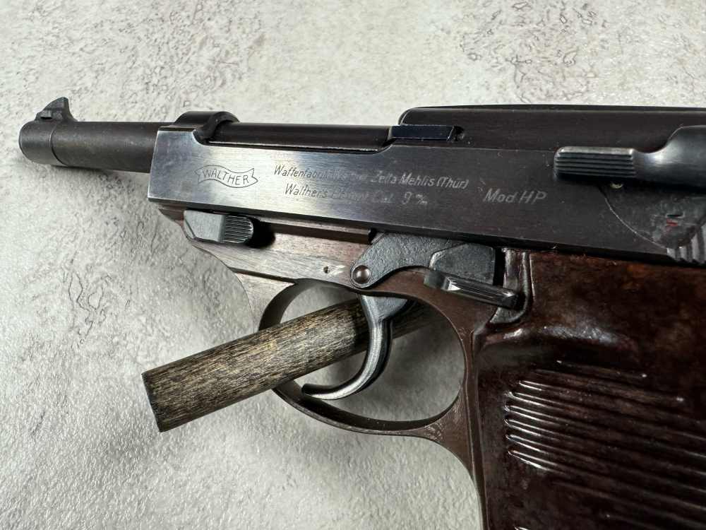 WALTHER "HP" P38 WW2 VET BRINGBACK w/Large paperwork grouping-img-0