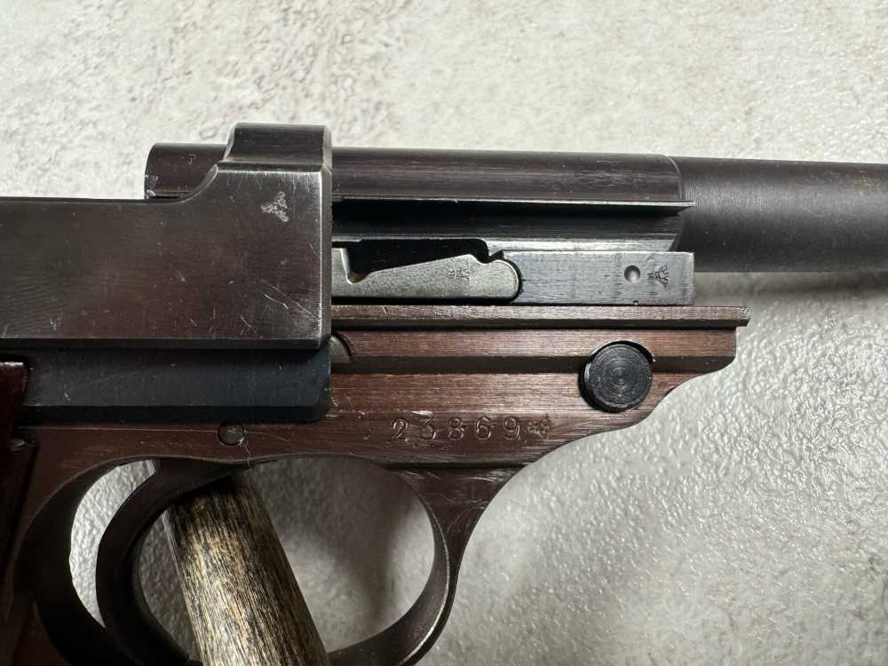 WALTHER "HP" P38 WW2 VET BRINGBACK w/Large paperwork grouping-img-14
