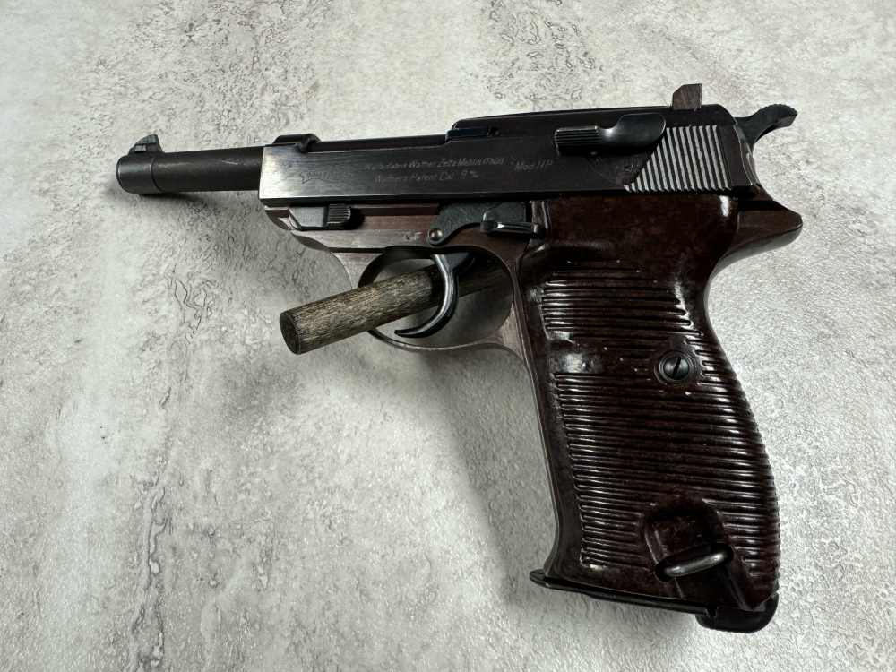 WALTHER "HP" P38 WW2 VET BRINGBACK w/Large paperwork grouping-img-1