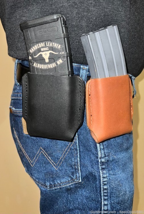 AR15 "AMBI" Mag Pouch w Belt Clip-img-2