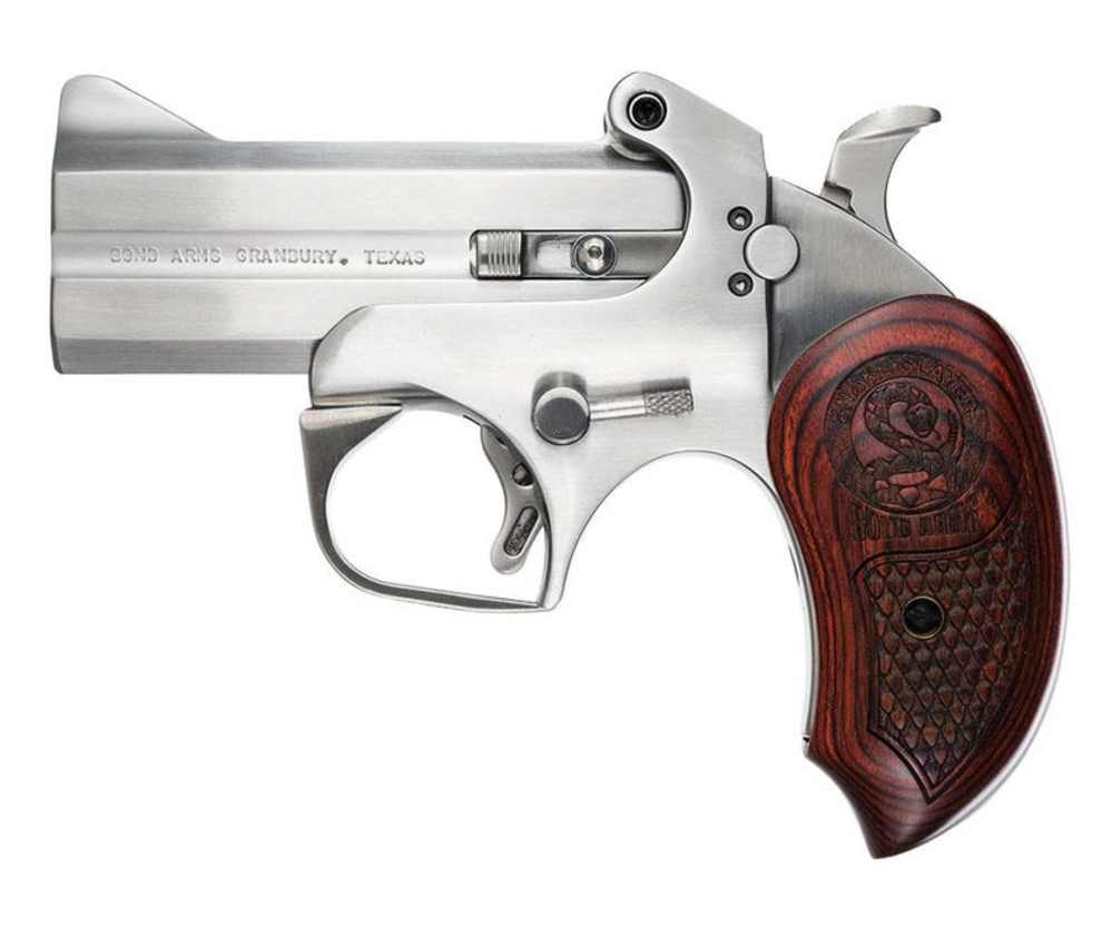 Bond Arms Snake Slayer Wood/Stainless .357 Mag / .38 SPL 3.5" Barrel 2-Roun-img-0