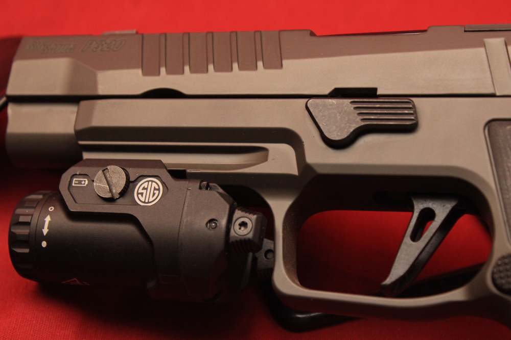USED Sig Sauer P320 Legion 9 MM 3.9" barrel W/ light, box & (3) magazines-img-9
